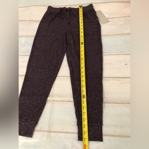 Z by Zella Girl Ella Joggers Drawstring Cozy Purple Nebula Big Girl Size S(7-8) - Picture 8 of 14